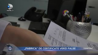 Fabrica de certificate verzi false
