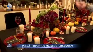 Pregătiri pentru masa de Halloween