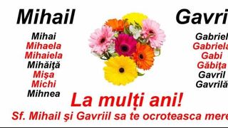 Mesaje, urări şi felicitări de Sf. Mihail şi Gavril 2021: La mulţi ani Mihai, Gabriel, Mihaela, Gabriela şi Gabi!