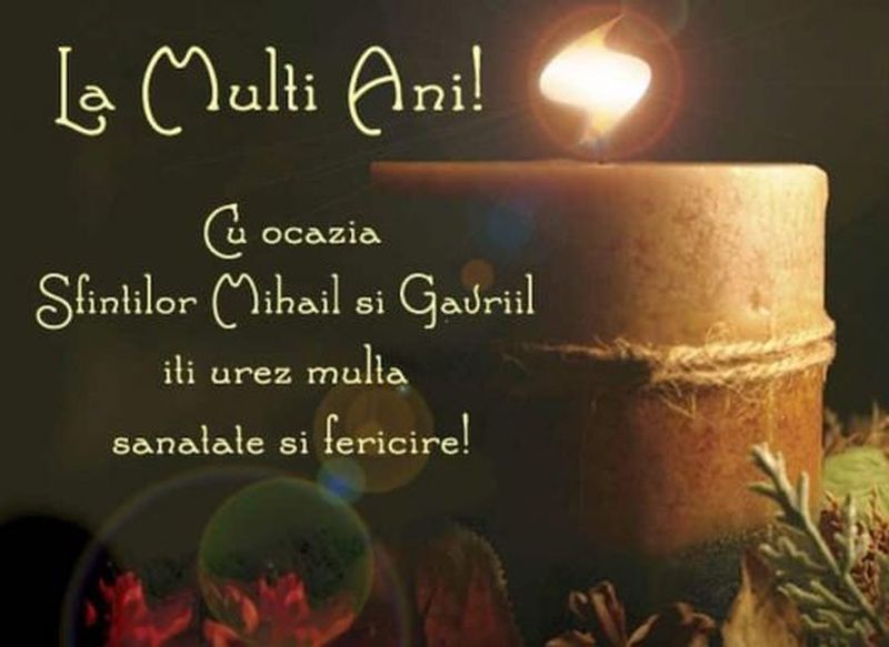 Mesaje, urări şi felicitări de Sf. Mihail şi Gavril 2021: La mulţi ani Mihai, Gabriel, Mihaela, Gabriela şi Gabi!