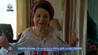 Saveta Bogdan, de la muzică populară la Halloween