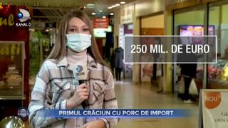 Primul Crăciun cu porc de import