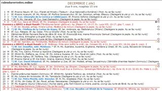 Calendar ortodox decembrie 2021. Care sunt cele mai importante sărbători din ultima lună a anului