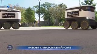 Roboții- livratori de m&acirc;ncare