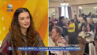 Paula Hriscu, despre experiența americană