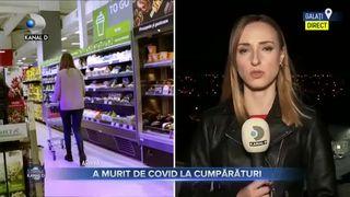 A murit de COVID la cumpărături