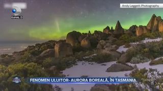 Fenomen uluitor- Aurora Boreală, &icirc;n Tasmania