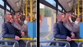 VIDEO| Bărbat pălmuit pentru că nu purta mască