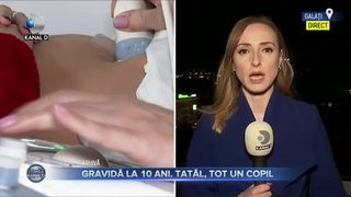 Gravida la 10 ani, tatal tot un copil