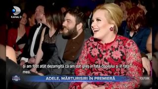 Adele, mărturisiri &icirc;n premieră