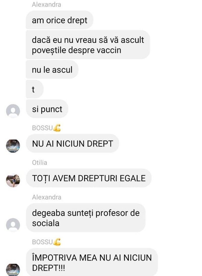 Profesorul antivaccinist din Iași a fost concediat. Îi amenința și îi jignea pe elevi