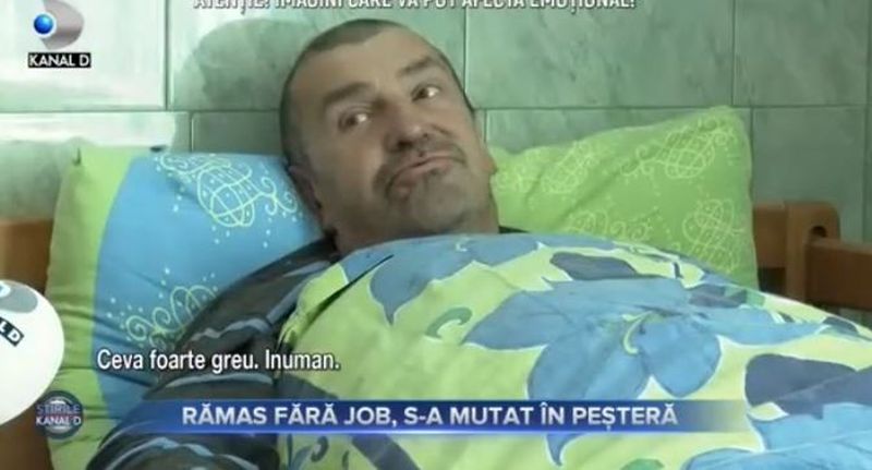 A ajuns să doarmă într-o grotă din Apuseni