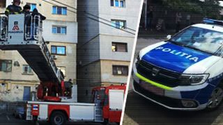 VIDEO | Doi copii de la un centru de plasament au fost abuzați si sechestrați în casă de un pedofil. Minorii au fost scoși pe geam de către pompieri