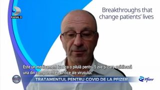 VIDEO - Tratamentul pentru COVID de la Pfizer. ”Anihilează una din componentele critice ale viruslui”