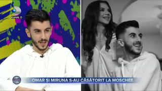 Omar și Miruna s-au căsătorit la moschee