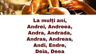 Mesaje de Sf. Andrei 2021. Urări şi felicitări cu La mulţi ani Andrei, Andreea şi Andra!