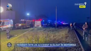 13 răniți &icirc;ntr-un accident scăldat &icirc;n motorină