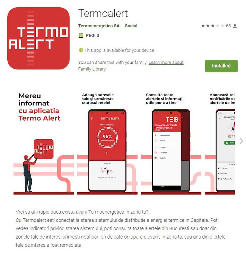 Termoalert! Căldura vine pe...telefon: Aplicația prin care poți afla în timp tral vești despre avarii
