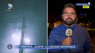 P&acirc;rtiile &bdquo;albite&rdquo; cu zăpadă artificiale