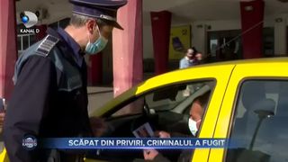 Scăpat din priviri, criminalul a fugit