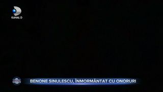 Benone Sinulescu, inmormantat cu onoruri