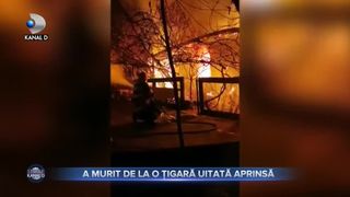 A murit de la o țigară uitată aprinsă