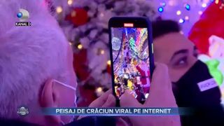 Peisaj de Craciun, viral pe Internet
