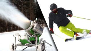 VIDEO | Vești &icirc;mbucurătoare pentru schiori! Tunurile de zăpadă, puse &icirc;n funcțiune pe p&acirc;rtiile din stațiunile montane