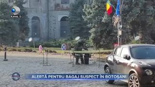 Alerta pentru bagaj suspect in Botosani