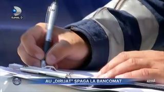 Au &bdquo;dirijat&rdquo; șpaga la bancomat