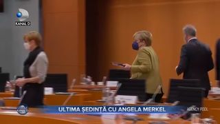Ultima ședință cu Angela Merkel