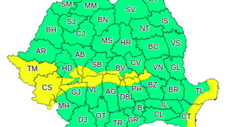 Cod galben de ninsori şi viscol &icirc;n Rom&acirc;nia