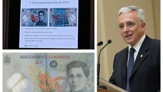 Așa arată noua bancnotă de 20 de lei, cu Ecaterina Teodoroiu. Primele poze oficiale