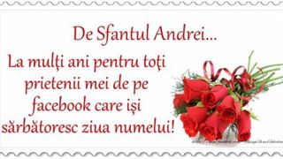 Urări de Sf. Andrei 2021: Mesaje şi felicitări pentru Andrei şi Andreea