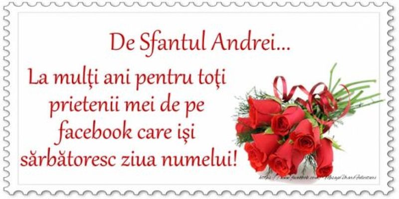 Urări de Sf. Andrei 2021: Mesaje şi felicitări pentru Andrei şi Andreea