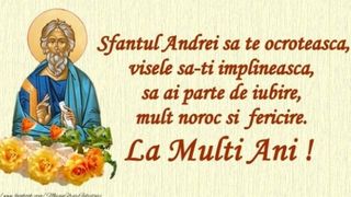 Urări de Sf. Andrei 2021: Mesaje şi felicitări pentru Andrei şi Andreea