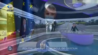 Polițist păcălit cu porcul de Crăciun