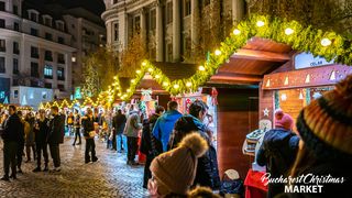 Aglomerație la Târgul de Crăciun din București. Accesul este permis doar cu bilet și certificat verde Covid