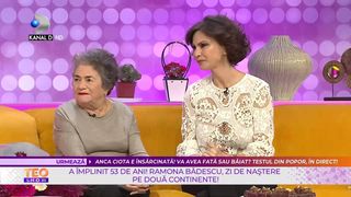 Ramona Bădescu aniversată la &bdquo;Teo Show&rdquo;