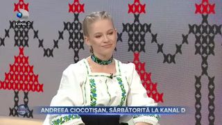 Andreea Ciocotișan, sărbătorită la Kanal D