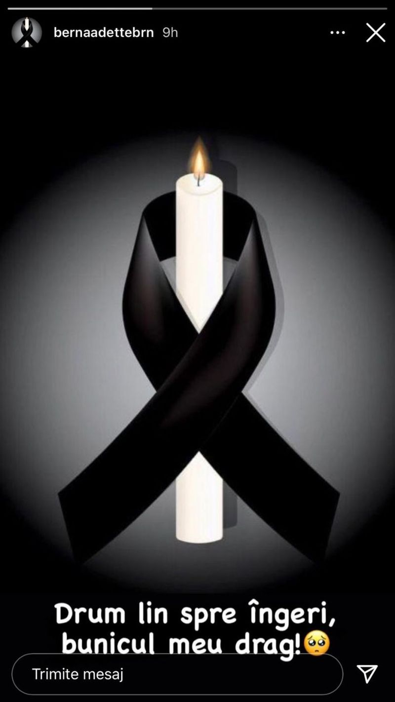 Berna de la Puterea Dragostei este în doliu. Trece prin momente cumplite după ce și-a pierdut bunicul: ,,Era ca un tată pentru mine”