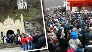 VIDEO | Peste 6.000 de pelerini au participat la slujba de Sfântul Andrei de la ,,Peştera Sfântului Apostol”