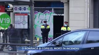 O româncă și copiii ei, morți în incendiu