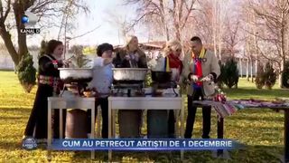 Cum au petrecut artiștii de 1 decembrie