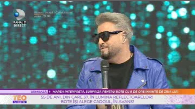 Cătălin Botezatu aniversat la "Teo Show"