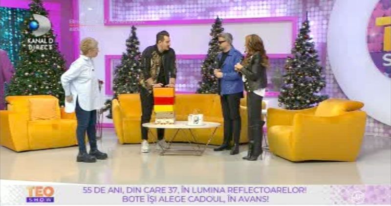 Cătălin Botezatu aniversat la "Teo Show"