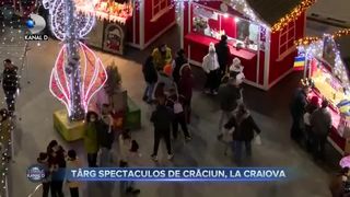 Târg spectaculos de Crăciun, la Craiova