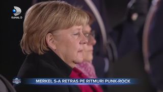 Merkel s-a retras pe ritmuri de punk-rock