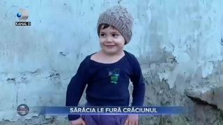 Sărăcia le fură Crăciunul