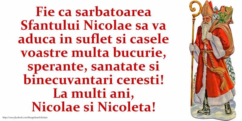 Mesaje de Sf. Nicolae 2021 - Urări de Sf. Nicolae 2021 - Felicitări de Sf. Nicolae 2021: La mulţi ani!